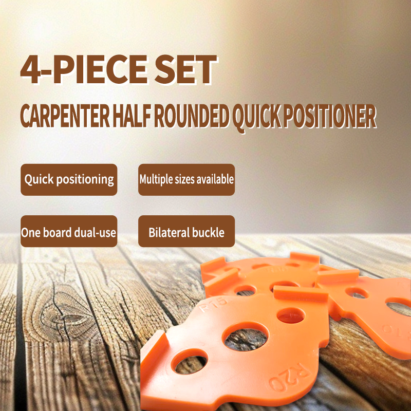 5064 4PCS SET CARPENTER MEDIA RONDIDA POSICIONADOR RÁPIDO